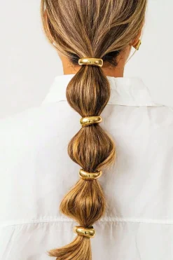 4 Pc Alloy Advanced Headbands Set For Ponytail Styling