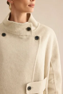 100% Wool Pocket Coat