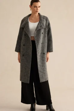 100% Wool Pocket Coat