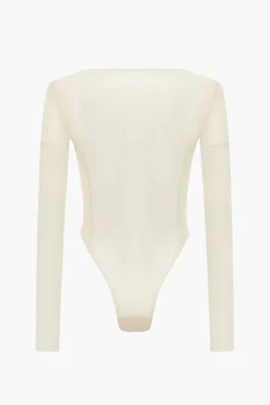 Abstract Print Long-Sleeve Bodysuit