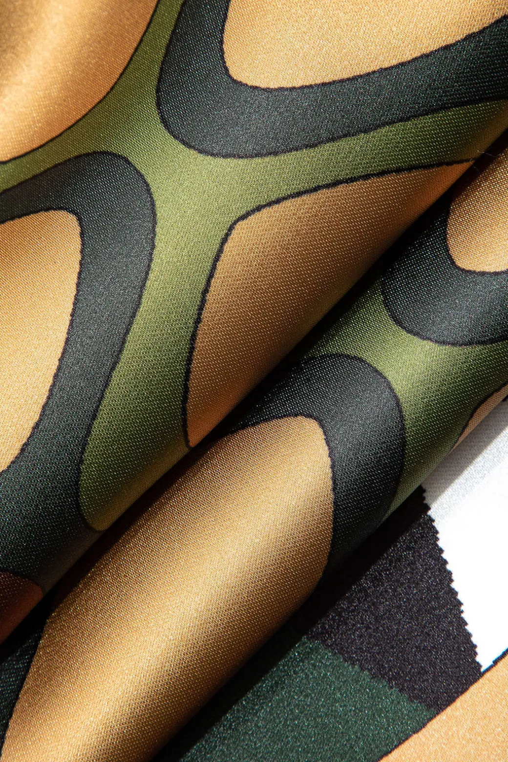 Abstract Print Wide Leg Pants