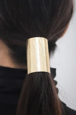 Alloy High Ponytail Clip Textured Wave Hair Accessory