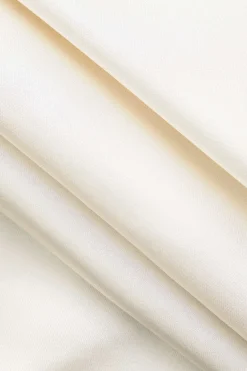 Asymmetric Hem Slit Button Deco Skirt