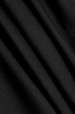 Asymmetrical Ruched Long Sleeve Mini Dress