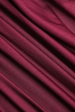 Asymmetrical Ruched Long-Sleeve Top