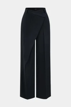 Asymmetrical Wide Leg Trousers