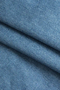 Asymmetrical Zipper Denim Skirt