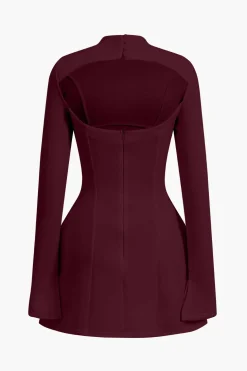 Backless Mini Dress