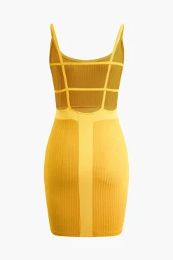 Backless Slip Mini Dress
