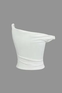 Basic Asymmetrical Twist Sleeveless Top