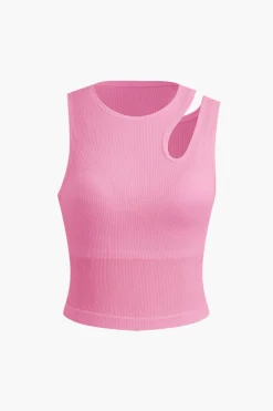 Basic Cut Out Tank Top