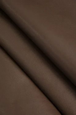 Basic Faux Leather Pleated Mini Skirt