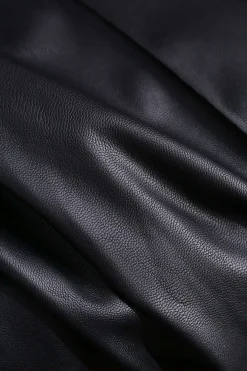 Basic Faux Leather Trousers