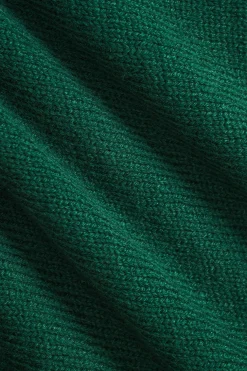 Basic Knit Contrast Skirt Set
