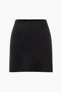 Basic Knit Mini Skirt