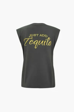 Basic Letter Print T-Shirt