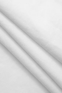 Basic Linen-Blend Straight Leg Pants