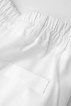 Basic Linen-Blend Straight Leg Pants