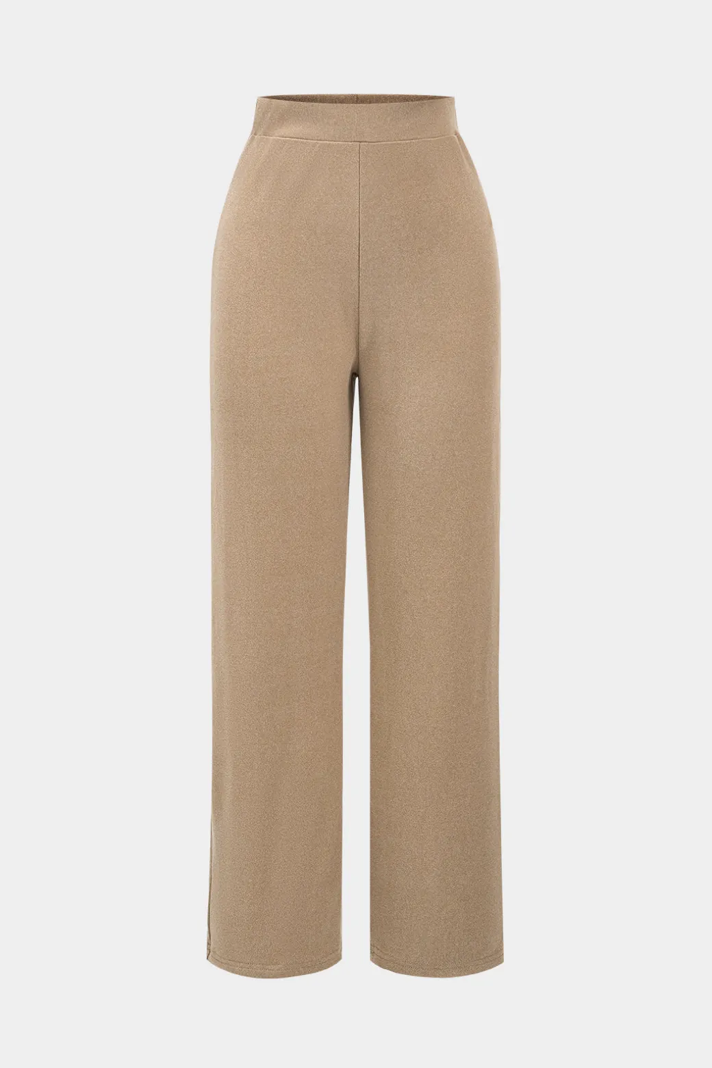 Basic Long Sleeve Top And Trousers Set