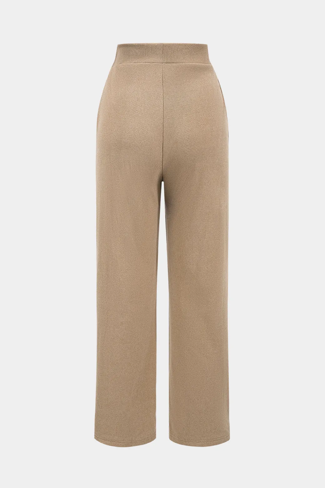 Basic Long Sleeve Top And Trousers Set