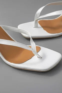 Basic Mid Heel Thong Sandals