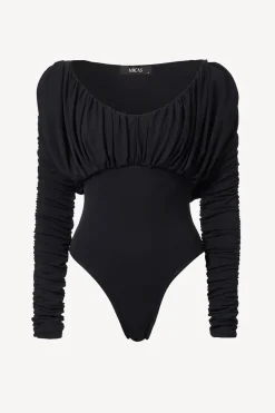 Basic Ruched Bodysuit
