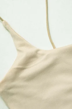Basic Solid Cami Crop Top