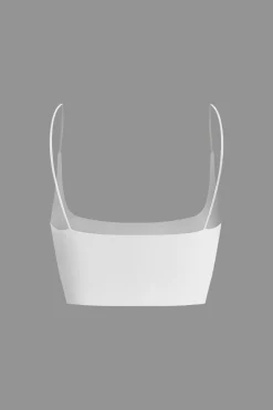 Basic Solid Cami Crop Top