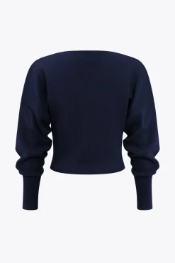 Basic Solid Knit Long-Sleeve Top