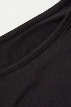 Basic Solid Round Neck Long Sleeve Top