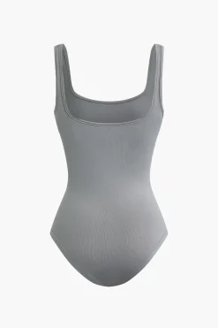 Basic Solid Tank Bodysuit
