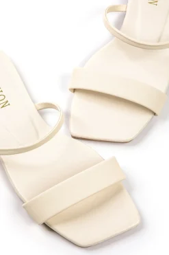 Basic Square Toe Flat Slide Sandals