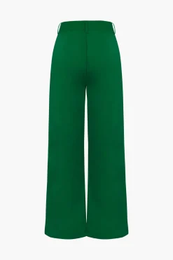 Basic Wide Leg Suit Pants