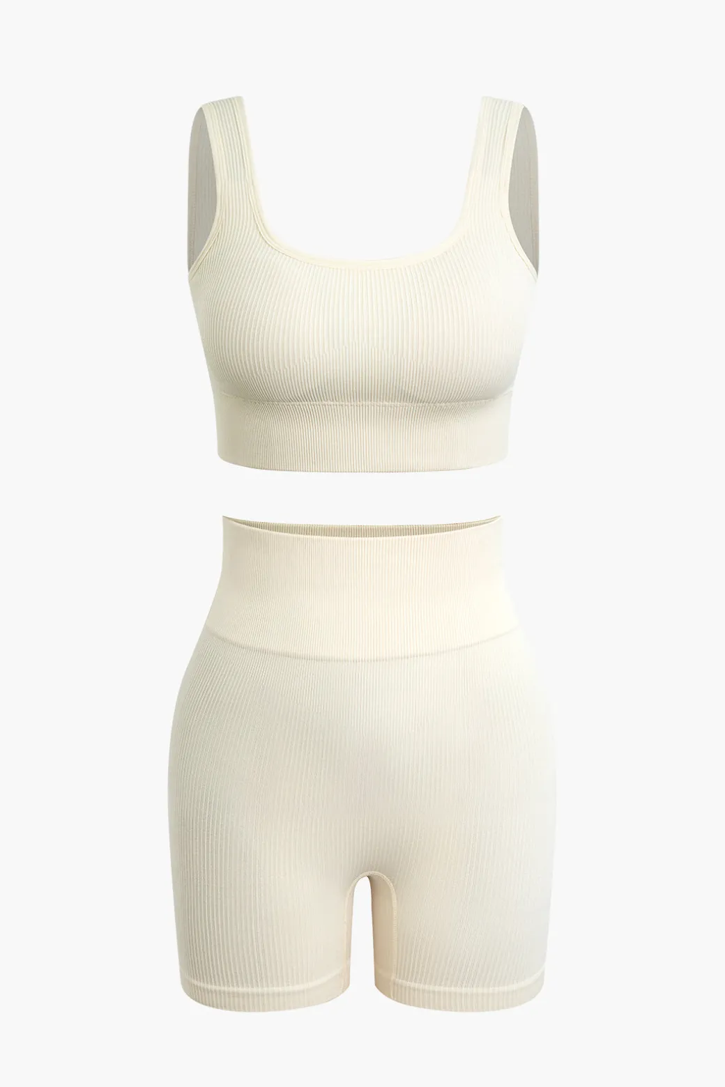 Basic Yoga Tank Top and Shorts Set