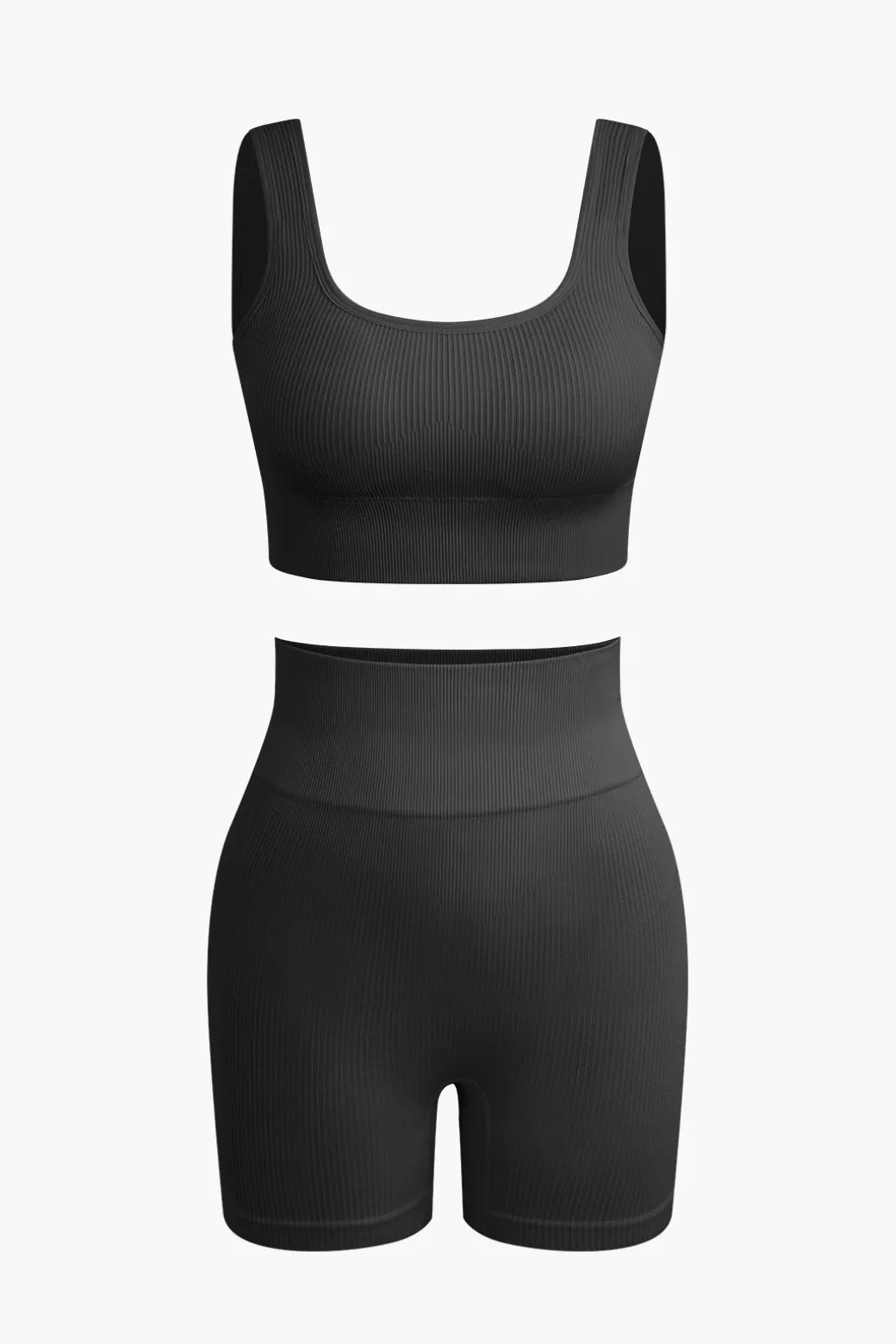 Basic Yoga Tank Top and Shorts Set