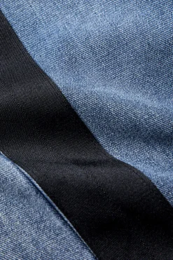 Bow Tie Patchwork Pocket Jeans
