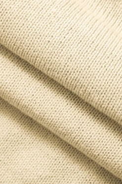 Braided Tie Slip Slit Knit Midi Dress