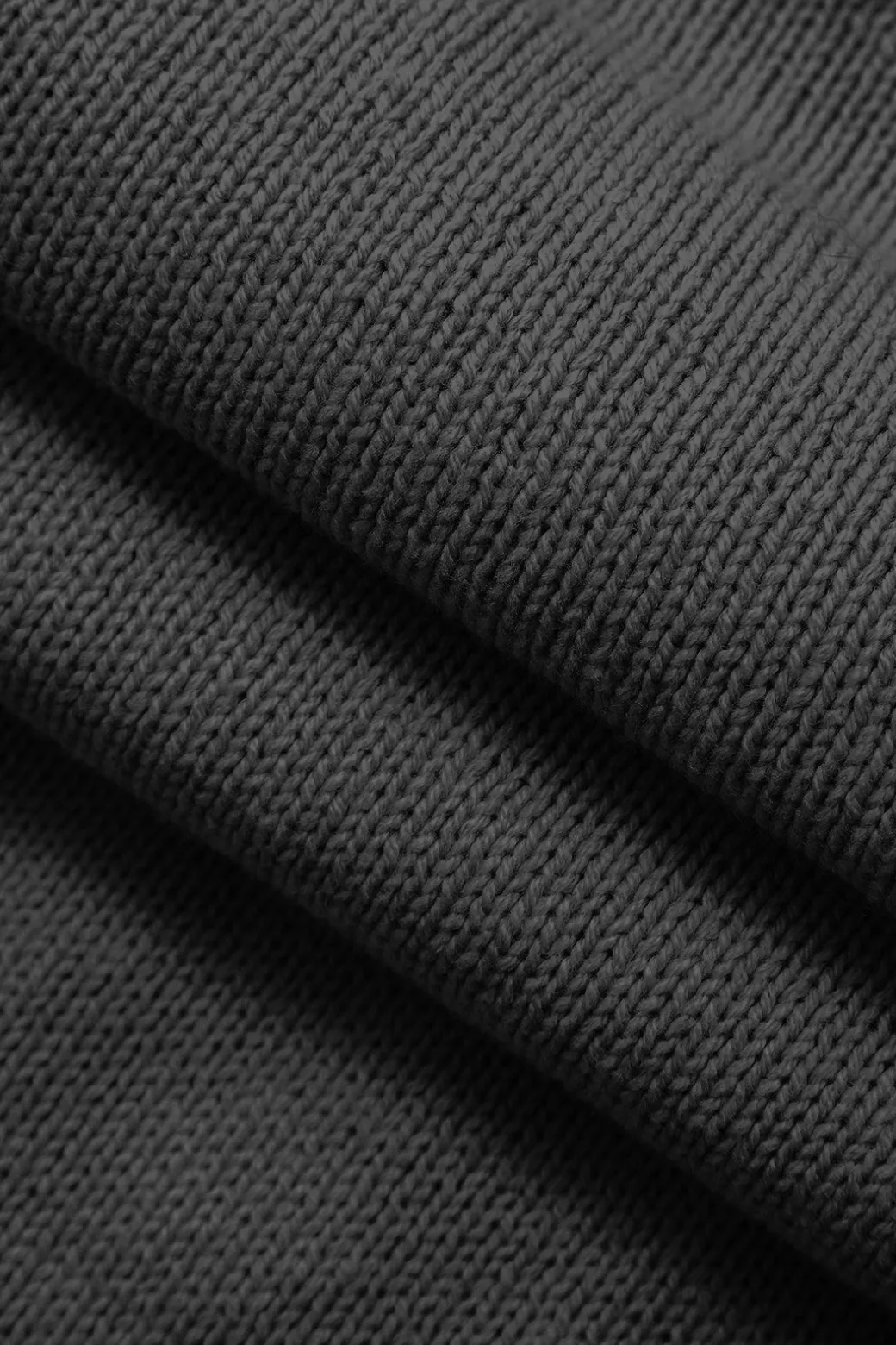 Braided Tie Slip Slit Knit Midi Dress