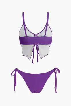 Butterfly Pattern Bikini Set