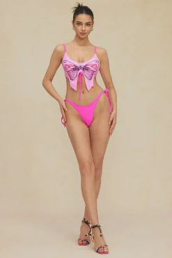 Butterfly Pattern Bikini Set