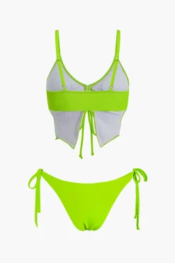 Butterfly Pattern Bikini Set