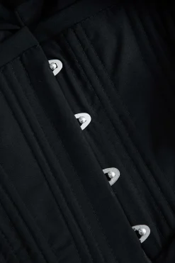 Button Notched Lapel Blazer