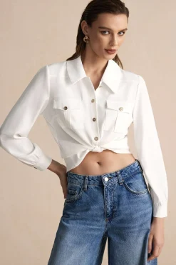 Button Pocket Long-Sleeve Shirt