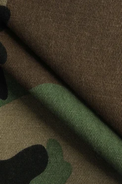 Camo Destroyed Cargo Shorts