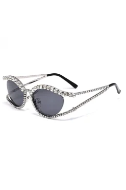 Cat-Eye Rhinestones Sunglasses
