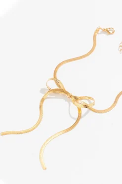 Chain Anklet Bow Anklet