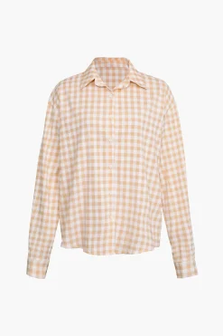 Checked Print Buttons Down Shirt