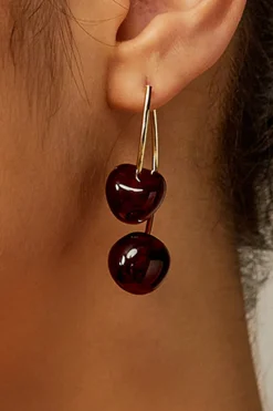 Cherry Design Earrings