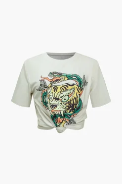 Chinoserie Print T-Shirt