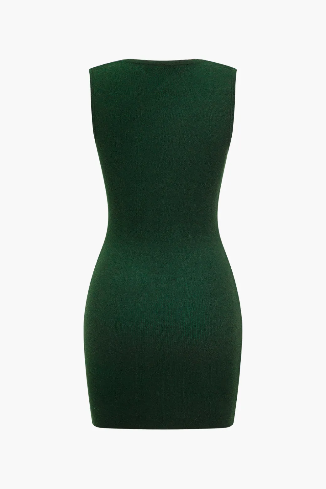 Color Block Asymmetrical Sweater Dress